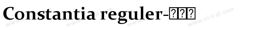 Constantia reguler字体转换 Constantia reguler字体转换